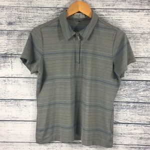 Nike Dri-Fit Golf 1/4 ZIP Striped Polo